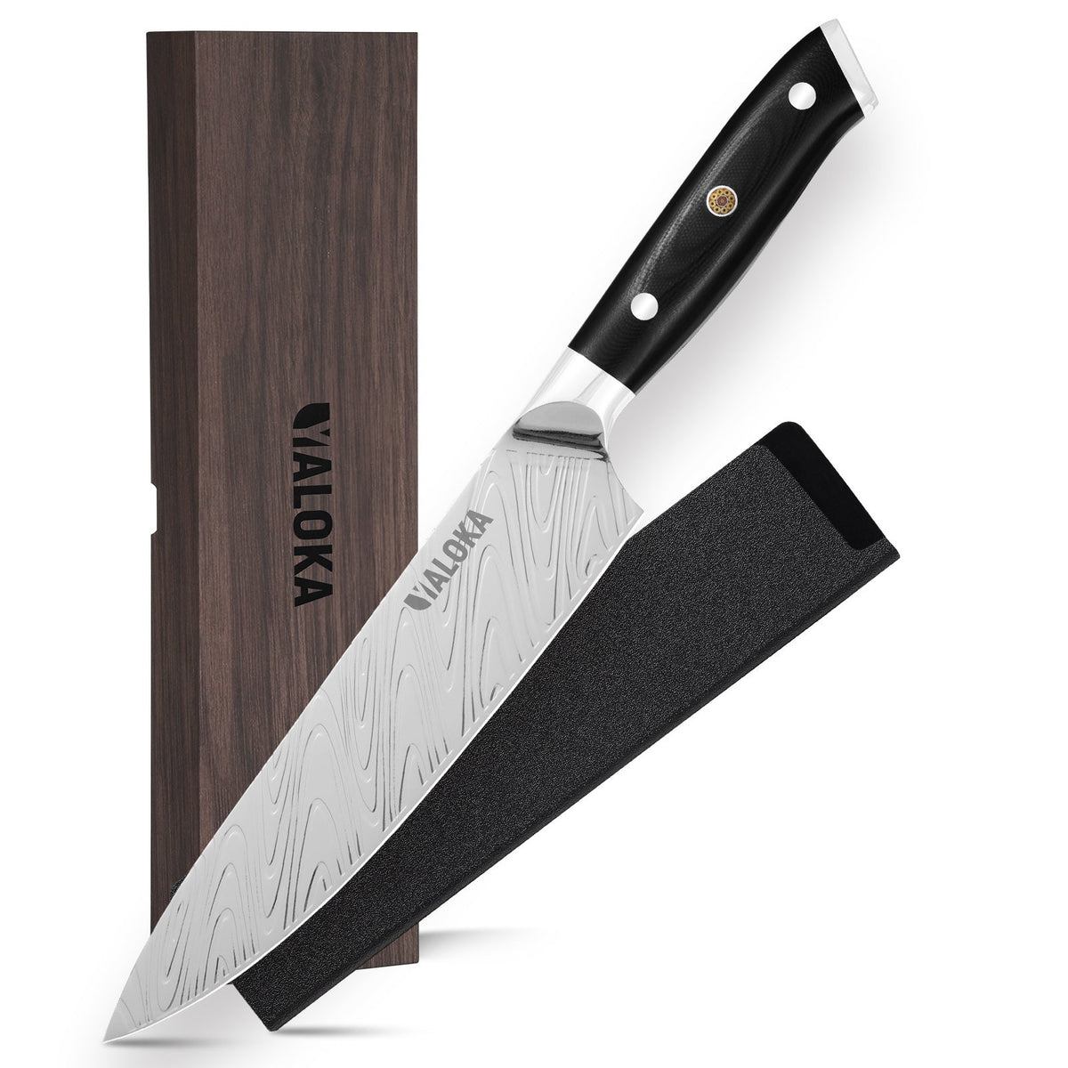 Carbon Japanese Chef's Knife - BlackForge