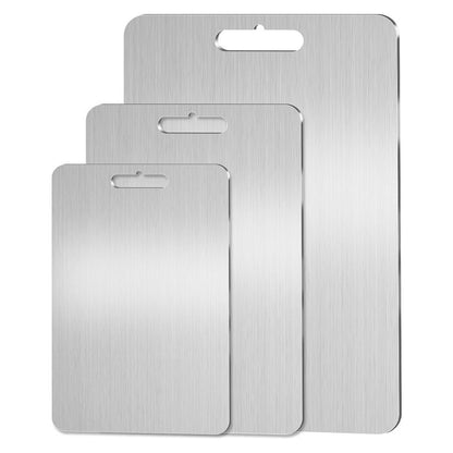 Pure Titanium Cutting Board - BlackForge