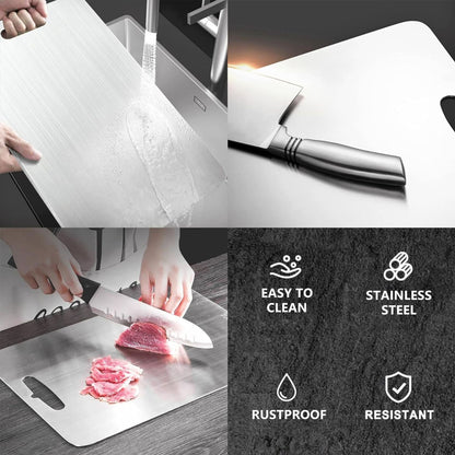 Pure Titanium Cutting Board - BlackForge